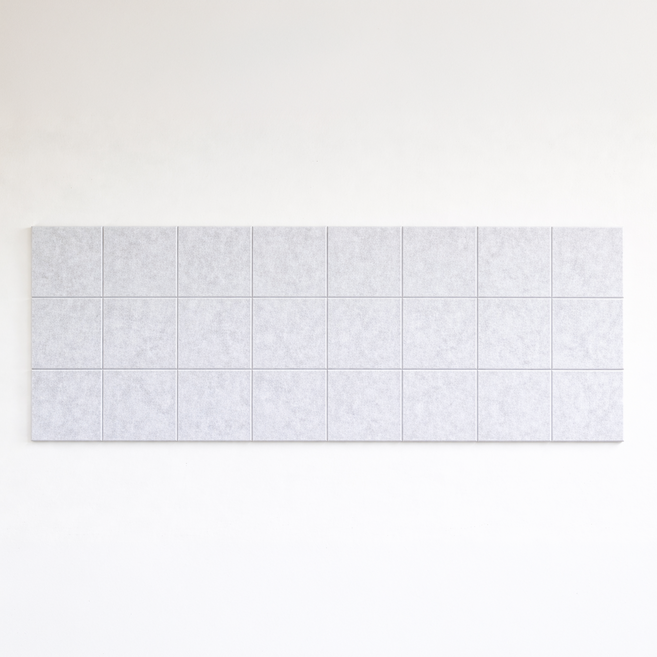 케이트가든 층간 벽간 소음 방지 현관문 방음 흡음재, 24개, 라이트그레이