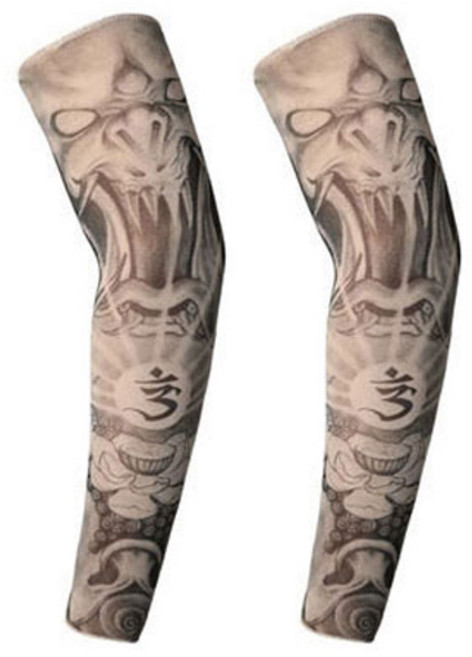 와이지알씨 타투 팔토시 모음 2개 세트 문신 무봉제 자외선 차단 쿨토시 패션, 202번