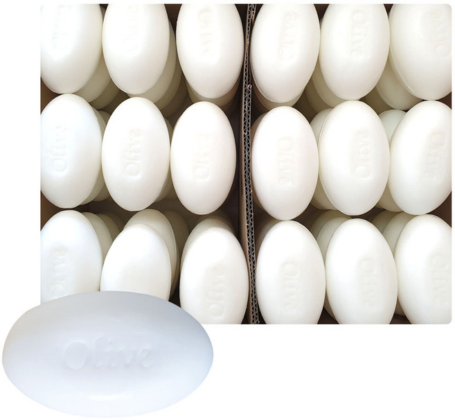 올스파 목욕 세수 단단한 비누 바디솝, 150g, 30개입