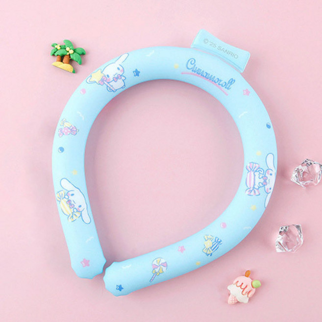 산리오 시나모롤 파스텔 넥쿨러 OCHKC80013, 블루(시나모), 1개