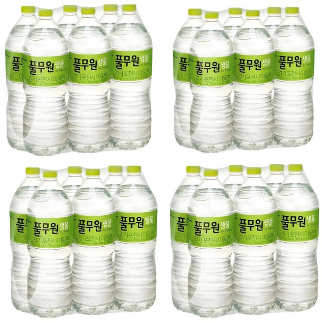 풀무원샘물 무라벨 2L, 24개