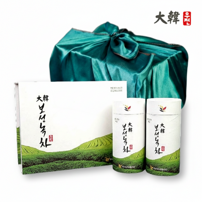 [고급보자기포장] 보성녹차 고급 우전 전통차 햇차 부모님 선물세트 선물용 40g X 2EA, 1개, 2개입