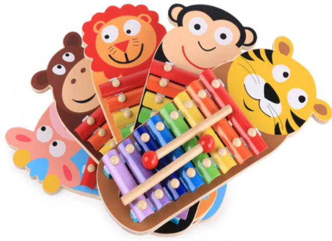 실로폰 동물실로폰 5종 원목실로폰 악기놀이 음악놀이 음악교구, 실로폰-곰, 1개