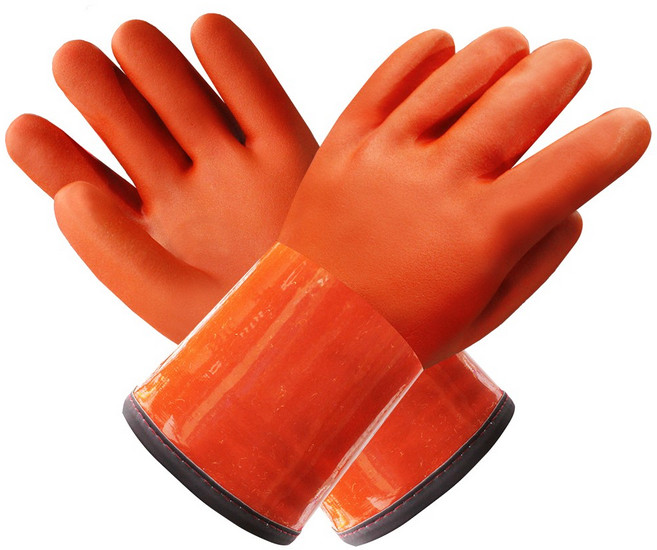 장갑이네 공업용 PVC 장갑 작업용 농업용 산업용 토시 내화학 내유 기름 방수 작업, 1개