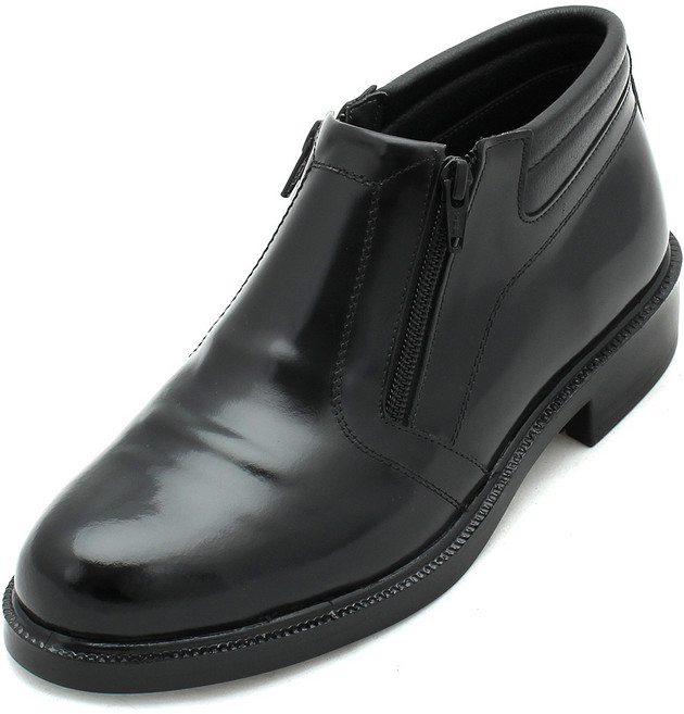 4.5cm 키높이 부츠 천연면피소가죽 수제화 부츠 KBK104502K