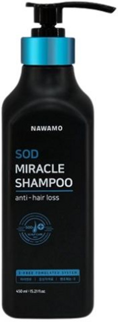 나와모 SOD(에스오디) 미라클샴푸, 미라클 샴푸, 1개, 450ml