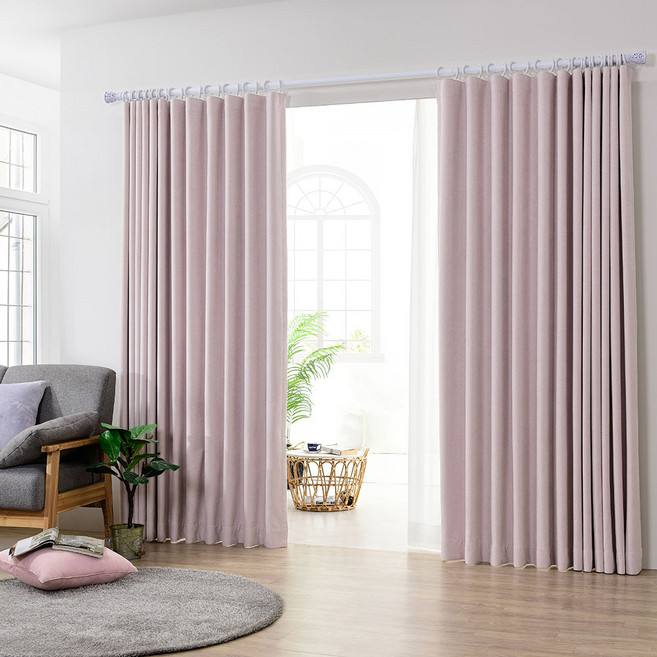 아로아 국내맞춤제작가능 릴리커튼 100프로 3중직 방한방풍 거실 암막커튼 자석끈증정 4계절용