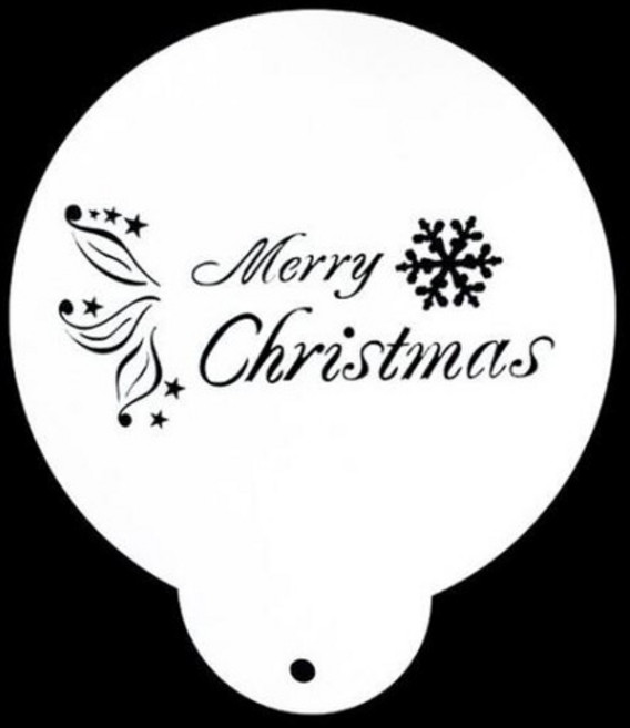 와인앤쿡 카페테리아 데코 도안 스텐실클스마스 1개, 단품없음