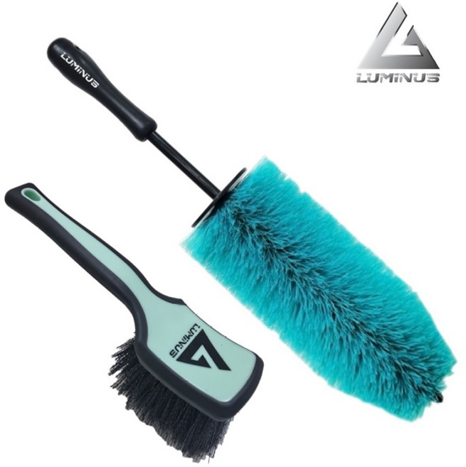 루미너스 휠 브러쉬 타이어 브러쉬 세트 갈변제거 매트 휠 세척 솔 브러시, 1세트