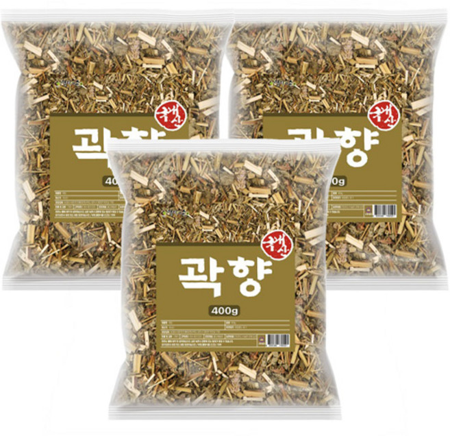 배초향 가루 분말 국내산 방아잎 곽향, 3개, 400g