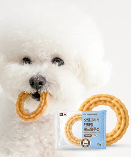 BITEME 바잇미 닥터이너피스 오랄프레시 덴타링 로프브러시 7개입 2종 752087, 릴랙스(코코넛) 7개입 - 쿠팡