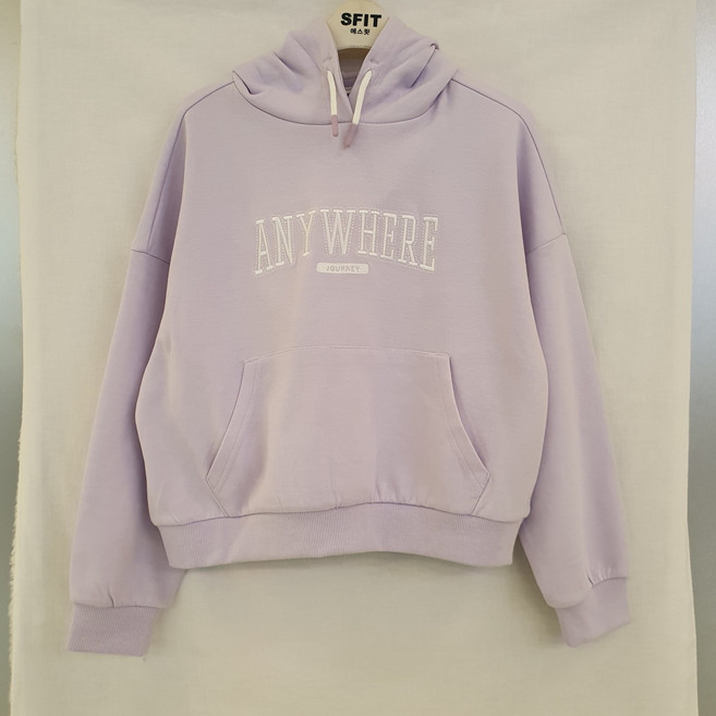 에스핏주니어 부평점 @@여아후드티@@ 자수레터링! 세미크롭! 편안한 간절기 베이직후드티 !!!