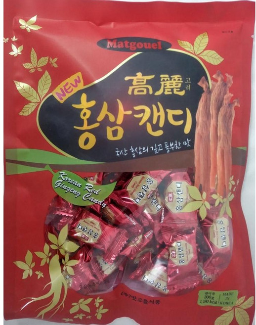 맛고을 뉴 고려홍삼캔디, 300g, 1개