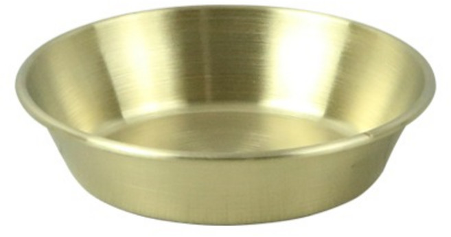 티타늄 304 소스볼 접시 업소용 골드 스텐 종지, 1호, 1개