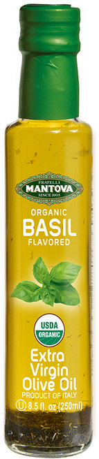 만토바 오가닉 엑스트라 버진 바질 올리브 오일, 250ml, 1개