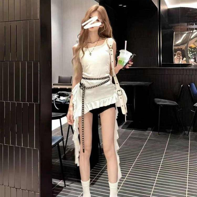 女士簡約細腰帶 雙圈腰鍊 褲鏈