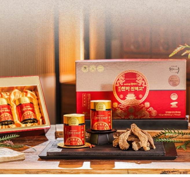 아라 김오곤원장 천마니 발효천마진액고, 4개, 150g