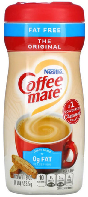 Nestle 네슬레 커피메이트 파우더 커피 크리머 무지방 팻 프리 오리지널 453g, 1개입, 1개