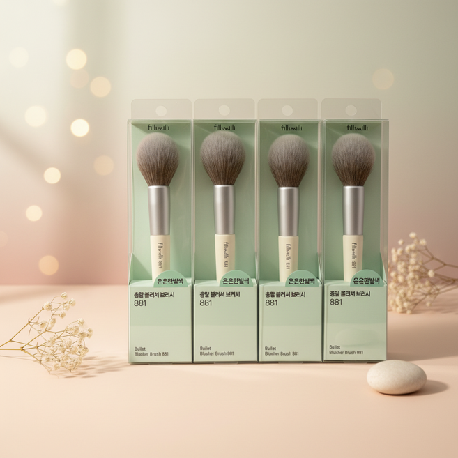 필리밀리 총알 블러셔 브러시 881, 1개