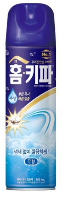 홈키파 수성에어졸 무향 500ml 1개