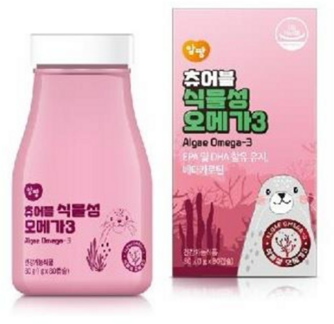 앙팡 츄어블 식물성 오메가3 80g, 80정, 1개