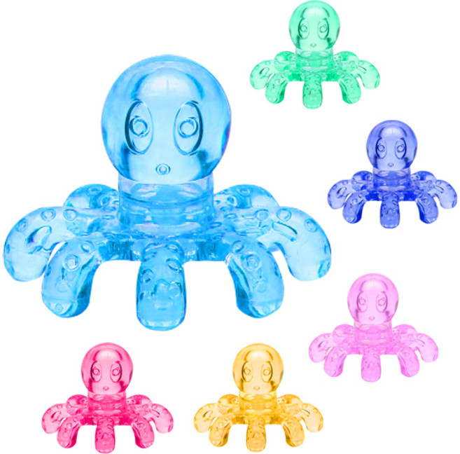 [5개 묶음]사구마트 문어발마사지기-5개 허벅지 마사지, 색상혼합, 5개