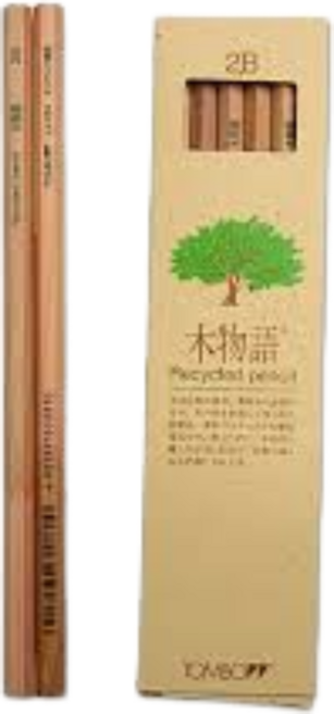 日本 TOMBOW 蜻蜓 LA-KEA 木物語, 1個, HB 原木環保鉛筆 12入