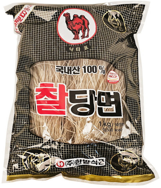 [대용량과자]낙타표 당면 1kgx2, 2개, 1kg