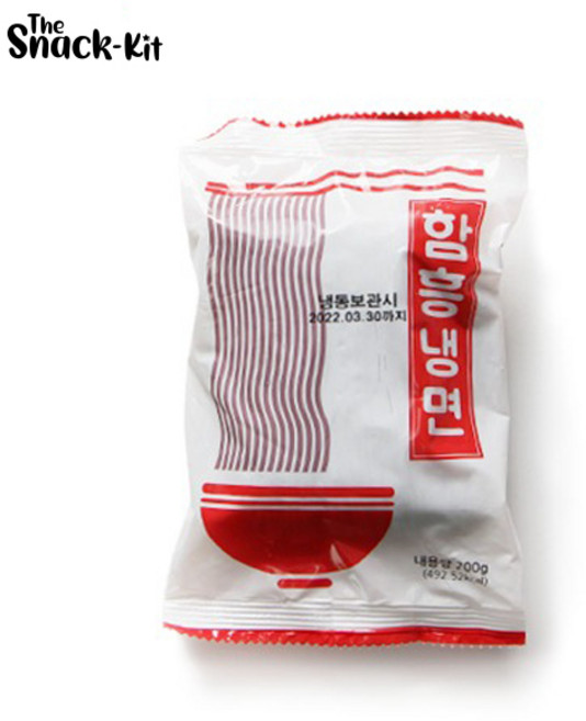 맛찬들 백미 1인분 함흥냉면 200g 얇은면 소포장, 1봉