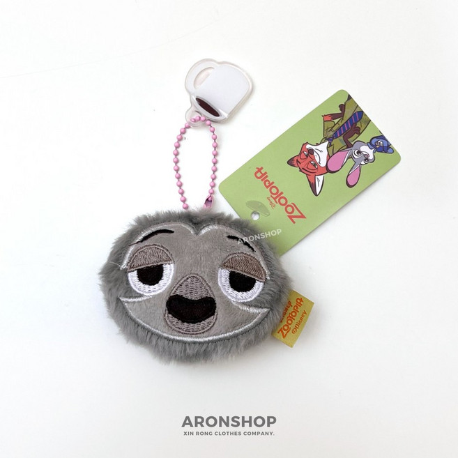 ARONSHOP BUTTER 動物方程式 聯名 大臉造型吊飾 韓國文創, 1個, 快俠款(樹懶)