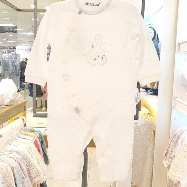 압소바 2001분당점 이월핫세일 봄가을 신생아 백일 남아 여아 출산 선물 임신 축하선물 실내 우주복 외출 우주복 로밋 80수 2way 우주 AY110602