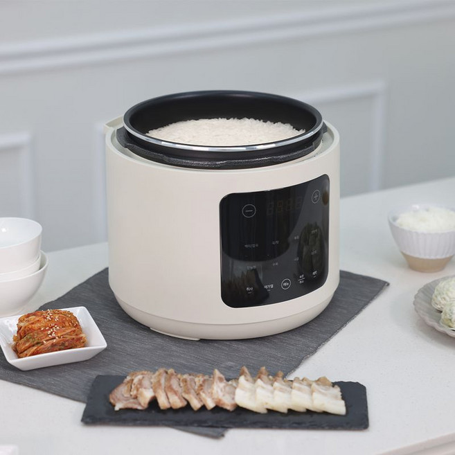 대웅 10인용 전기 압력밥솥 찜요리 죽 잡곡밥 멀티 만능 밥솥 2종 택 1, 아이보리