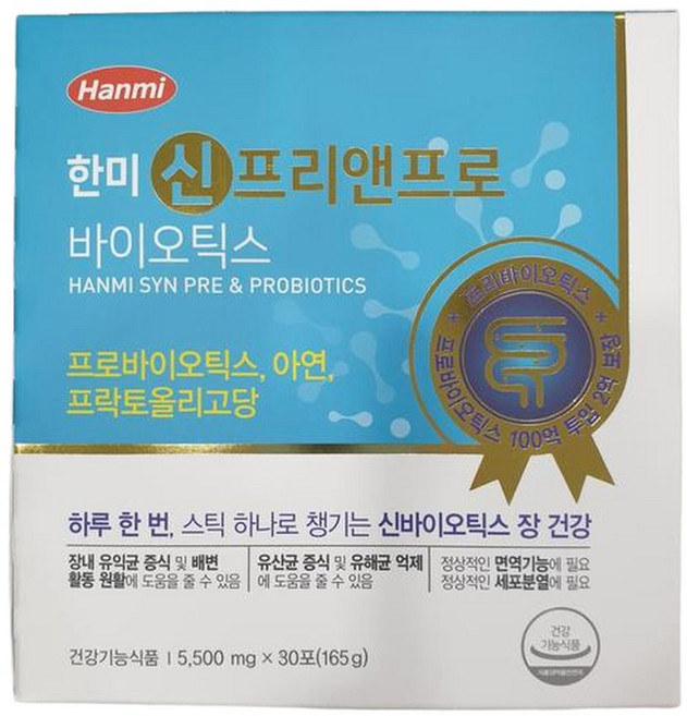 한미약품 한미 신프리앤프로 바이오틱스 30포, 165g, 30개