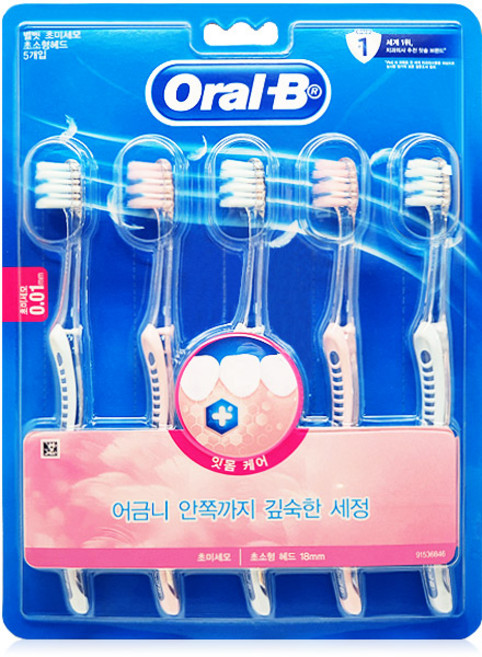 오랄비 벨벳 잇몸케어 칫솔, 1개입, 10개