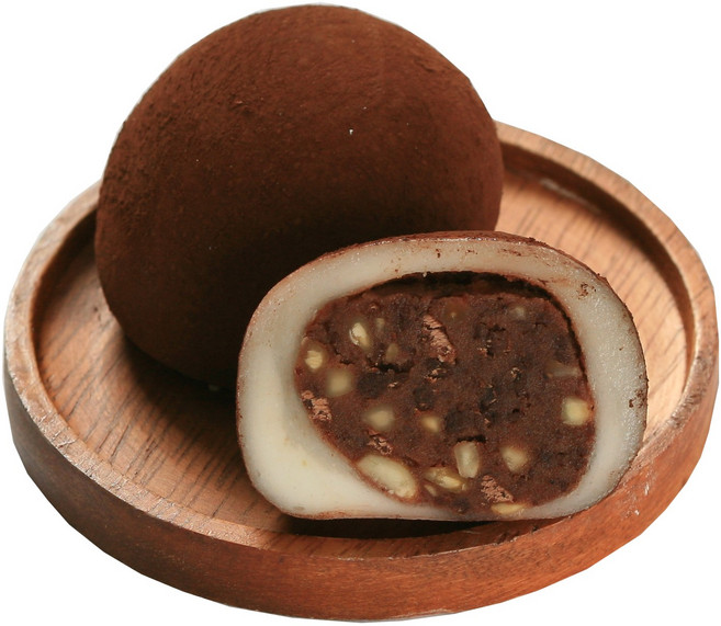 [모이서울] 쫀득 담백 고급스러운 수제 초코모찌 찹쌀떡 싱글구성(보냉백 냉동 포장), 55g, 30개