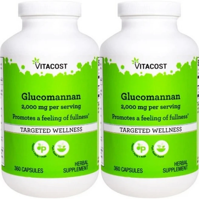 비타코스트 글루코만난 곤약 뿌리, 360정, 2팩 - 쿠팡