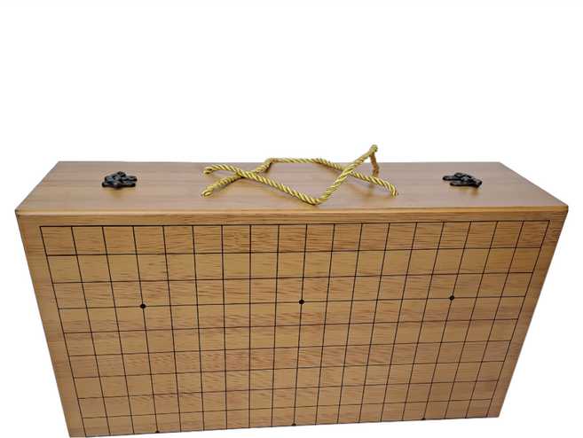 摺疊圍棋攜帶組, 摺疊棋盤+楠竹棋罐+棋子