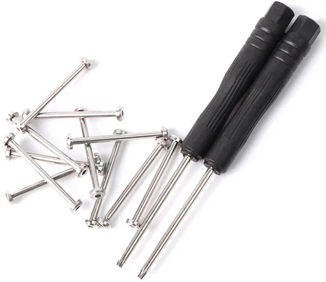 Amazfit T Rex PRO 시계 커넥터 나사 막대 어댑터 핀 액세서리 1세트, 01 Black