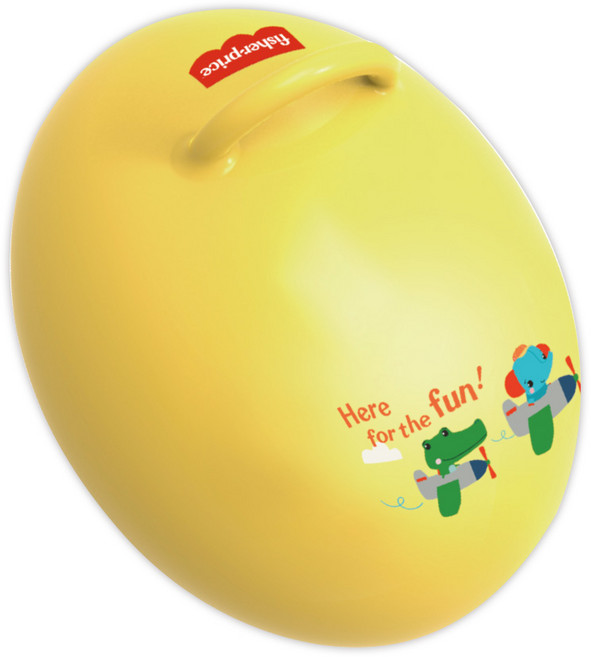 피셔프라이스 점핑볼, 옐로우, 1개