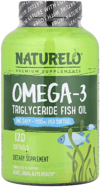 네추렐로 오메가-3 트리글리세리드 피쉬 오일 1 100 mg 120 소프트젤, 1개, 120정 - 쿠팡