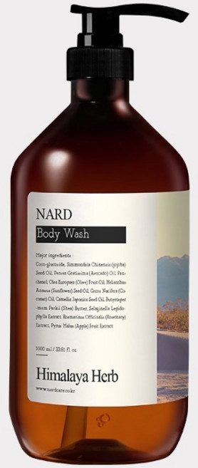 NARD 沐浴乳 1000ml, 1個, 清新香水沐浴露【薰衣草香】1000ml
