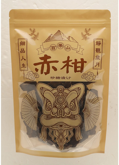赤柑食品 傳統 蜜餞 零食, 1個, 赤角 (茶葉) 540克