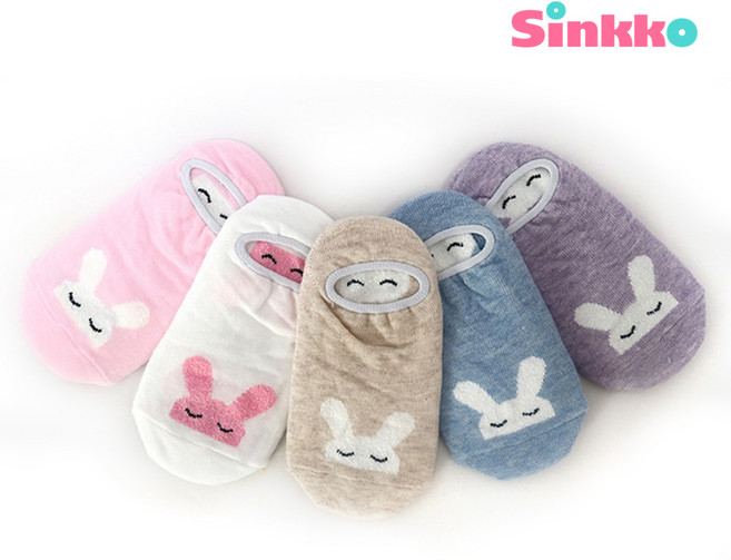 신꼬 아동양말 멜토끼덧신(5켤레)