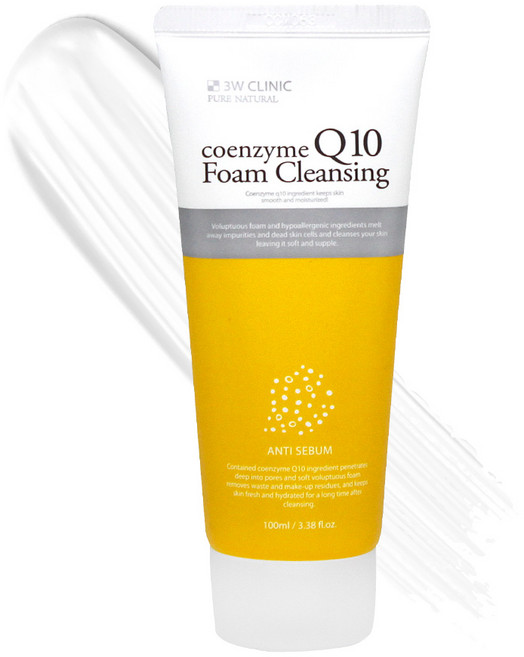3W CLINIC Q10 폼 클렌징, 1개, 100ml