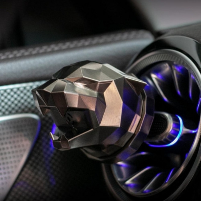 에이그레이드 명품 퓨마(재규어) 고급 차량용 방향제 크롬블랙, 1개, 1개, 에이프릴향