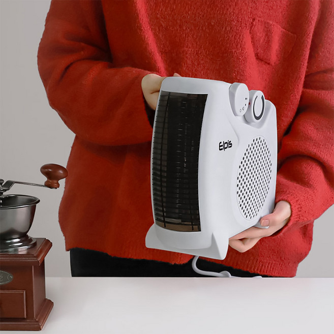 탁상용 미니 온풍기 발난로 전기 히터 소형 전기난로 사무실 가정용 난방기 겨울 온풍히터 책상용, 엘피스 미니 온풍기 EL-010LP