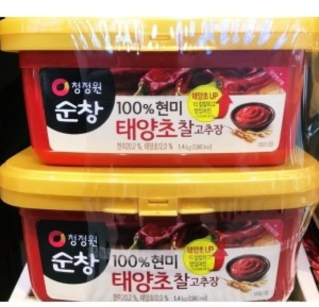 청정원 순창 100% 현미 태양초 찰고추장, 1개, 1.4kg