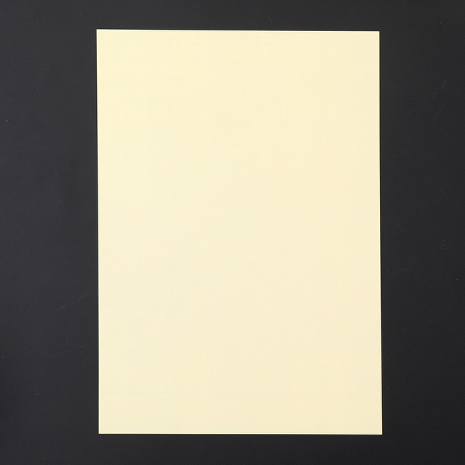 미리크리 彩色磨砂熱縮片, 熱縮片【米黃】20*29cm, 1個