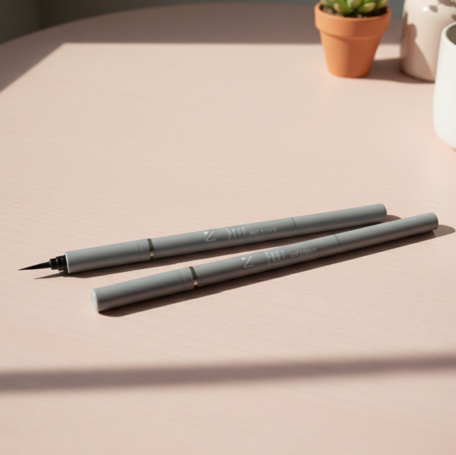 노베브 듀얼 아이라이너 펜슬 리퀴드 2in1 슬림엣지, 피칸브라운, 1개