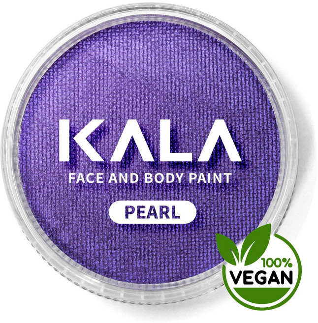 KALA 페이스페인팅 바디페인팅 수성물감 단색 싱글(30g) 아트마스크 입시용 축제 행사 할로윈 코스프레, KALA-Pearl06Purple